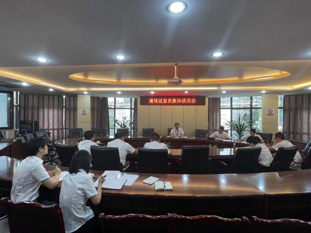 集團(tuán)公司紀(jì)委召開(kāi)廉情監(jiān)督員集體談話(huà)會(huì)