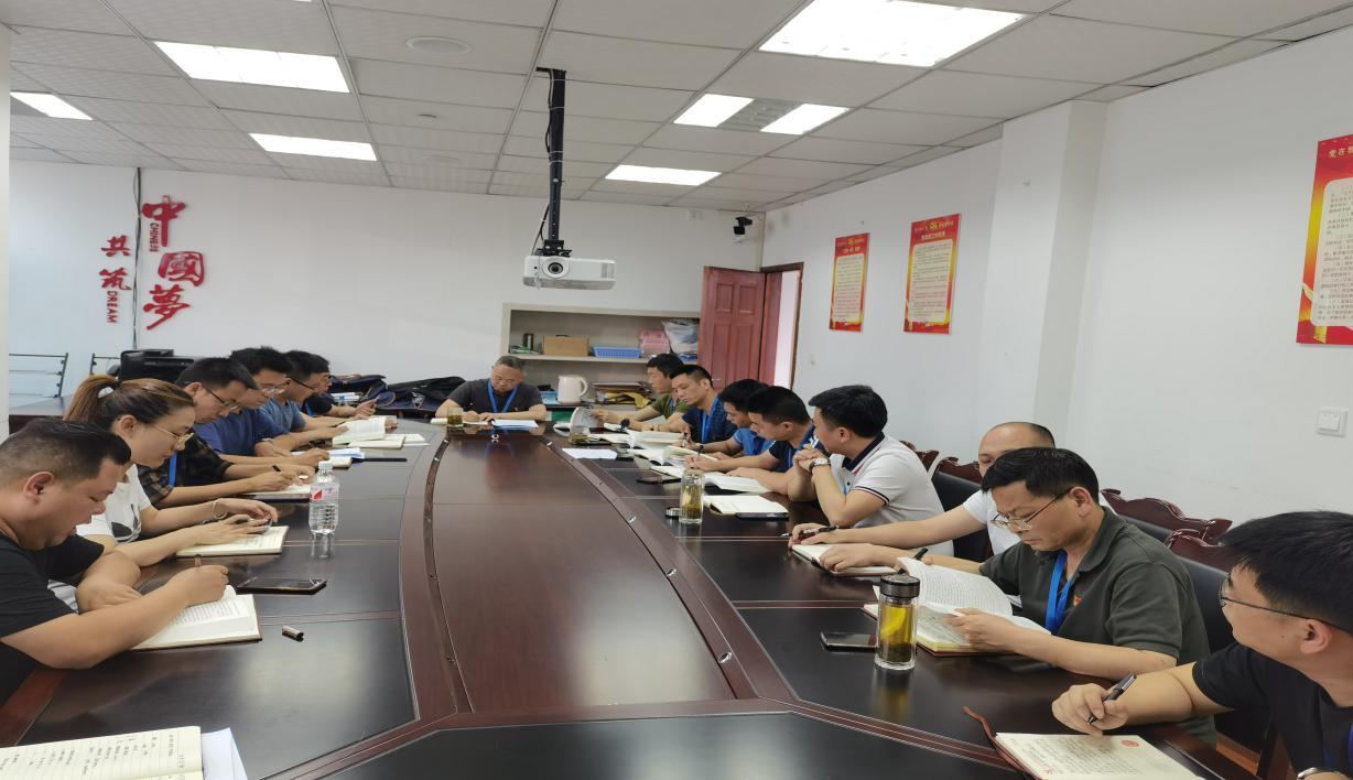 集團(tuán)公司黨委委員、副總經(jīng)理劉林為二支部上專題黨課